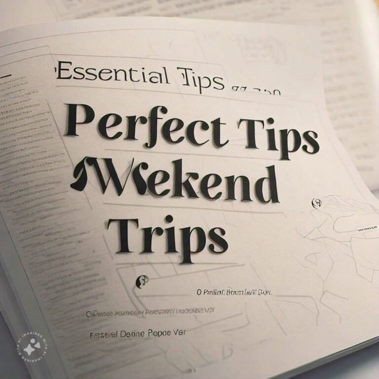 Essential Tips for Perfect Weekend Trips